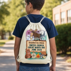 Great North VBS Personalized Drawstring Backpack