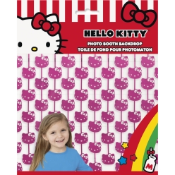 Hello Kitty Foil Fringe Curtain 5FT Backdrop
