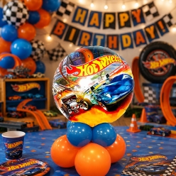 Hot Wheels Airfill Mini Balloon Column Kit - 13pc