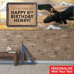 HTTYD 4 PERSONALIZED Giant Vinyl Keepsake Banner