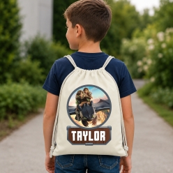 HTTYD 4 Personalized Drawstring Backpack