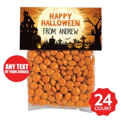 30% OFF: Halloween Haunt Personalizable Treat Bags & Tags - 24pk