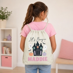 Pastel Halloween Drawstring Backpack