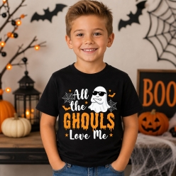 All the Ghouls Love Me Black T-shirt