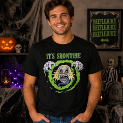 Beetlejuice Show Time Black T-shirt