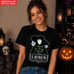 Beetlejuice Personalized Strange & Unusual Black T-shirt