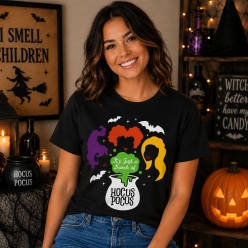 Just A Bunch Of Hocus Pocus Black T-shirt