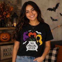 Hocus Pocus No Amucks Given Black T-shirt