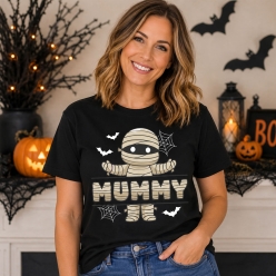 Mummy Black T-shirt-Choose Size