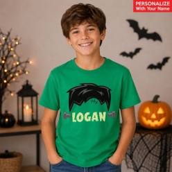 Frankenstein Personalized Green T-shirt- All Sizes