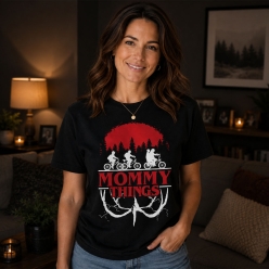 Mommy Things Black T-shirt-Choose Size