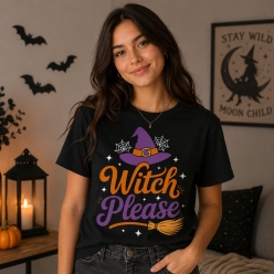 Witch Please Black T-shirt