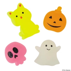 Glow in the Dark Halloween Mochi Squishies-8Pk