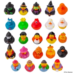 Halloween Costume Character Rubber Ducks-24Pk