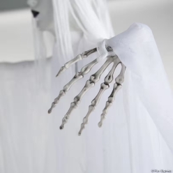 Halloween Hanging 3 Ft. Ghostly Girl with Light & Sound