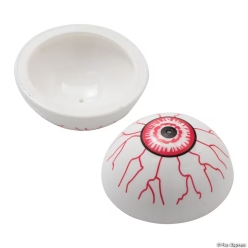 Halloween Eyeball-Shaped Vinyl Popper Toys-12Pk