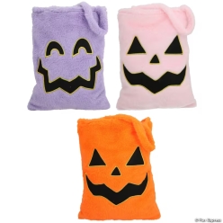 Frightfully Fun Halloween Plush Large Tote Bags-3Pk