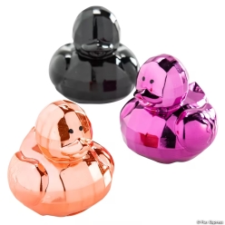 Halloween Spooky Disco Ball Rubber Ducks-12Pk