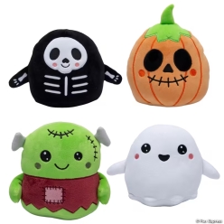 Halloween Super Soft Plush Character-4Pk