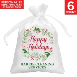 65% OFF: Happy Holidays Wreath PERSONALIZED 10