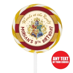 Harry Potter PERSONALIZED Lollipops - 12 Pk