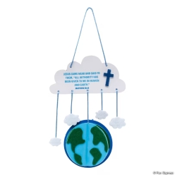 Religious Heaven & Earth Hanging Craft Kit-12Pk