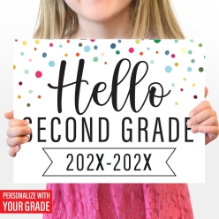 Hello Grade Custom Year School Year 24