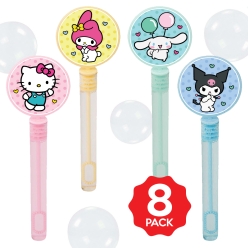 *Hello Kitty Bubble Bottles w/Wands - 8 PACK