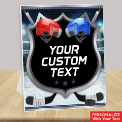 Hockey Custom Text 14