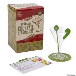 Holiday Cocktail Serving Kit for 6 Guests
