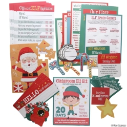 Holiday Elf Mission Classroom Activity Kit