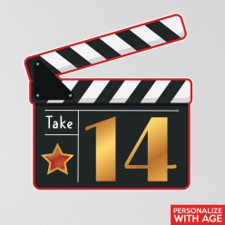 Hollywood Clapboard Personalized 12