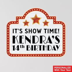 Hollywood Marquee Personalized 12