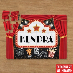 Personalized 30pc Hollywood Puzzle w/ Name