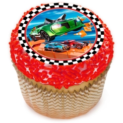 Hot Wheels Cupcake Icing Toppers 12pk