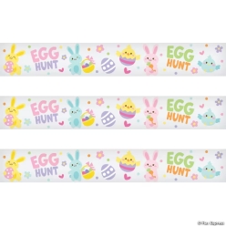 Easter Bunnies & Chicks Egg Hunt Plastic Caution Tape