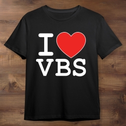 I Love VBS Black T-Shirt