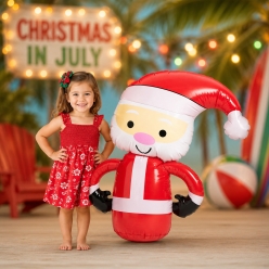 50 Inch Inflatable Santa