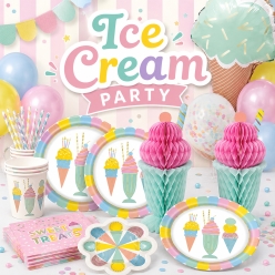 Ice Cream Birthday Party Supplies