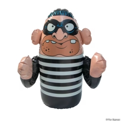 Inflatable Bad Guy Burglar Vinyl Punching Bag