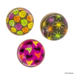 Halloween Rubber Bouncy Balls - 9Pk