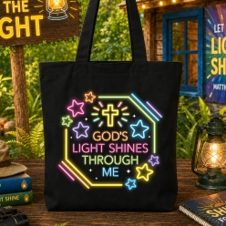 Jesus is the Light VBS Premium XL Black Tote