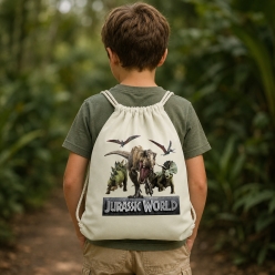 Jurassic Drawstring Backpack