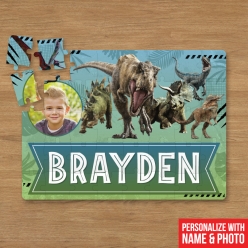 Personalized 30pc Jurassic World Puzzle Name & Photo