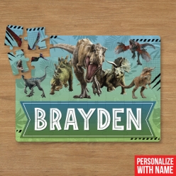 Personalized 30pc Jurassic World Puzzle w/ Name