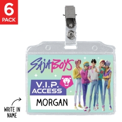 Kpop Saja Boys Clip-On Badges 6pk