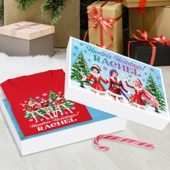 *Kpop Huntrix PERSONALIZED Christmas Eve Box w/ Shirt