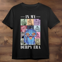 K-Pop In My Derpy Era Black Shirt