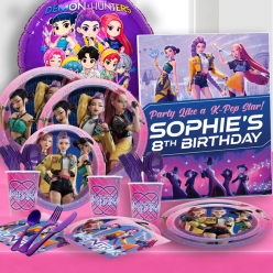 *K-Pop Demon Hunters PERSONALIZED Deluxe Party for 8