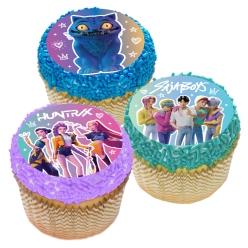K-Pop Demon Hunters Movie Cupcake Icing Toppers 12pk